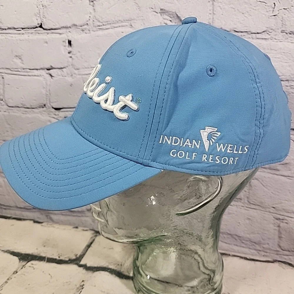 Titleist Performance Tour Golf Hat Blue‎ Ripstop Indian Wells One Size Ball Cap